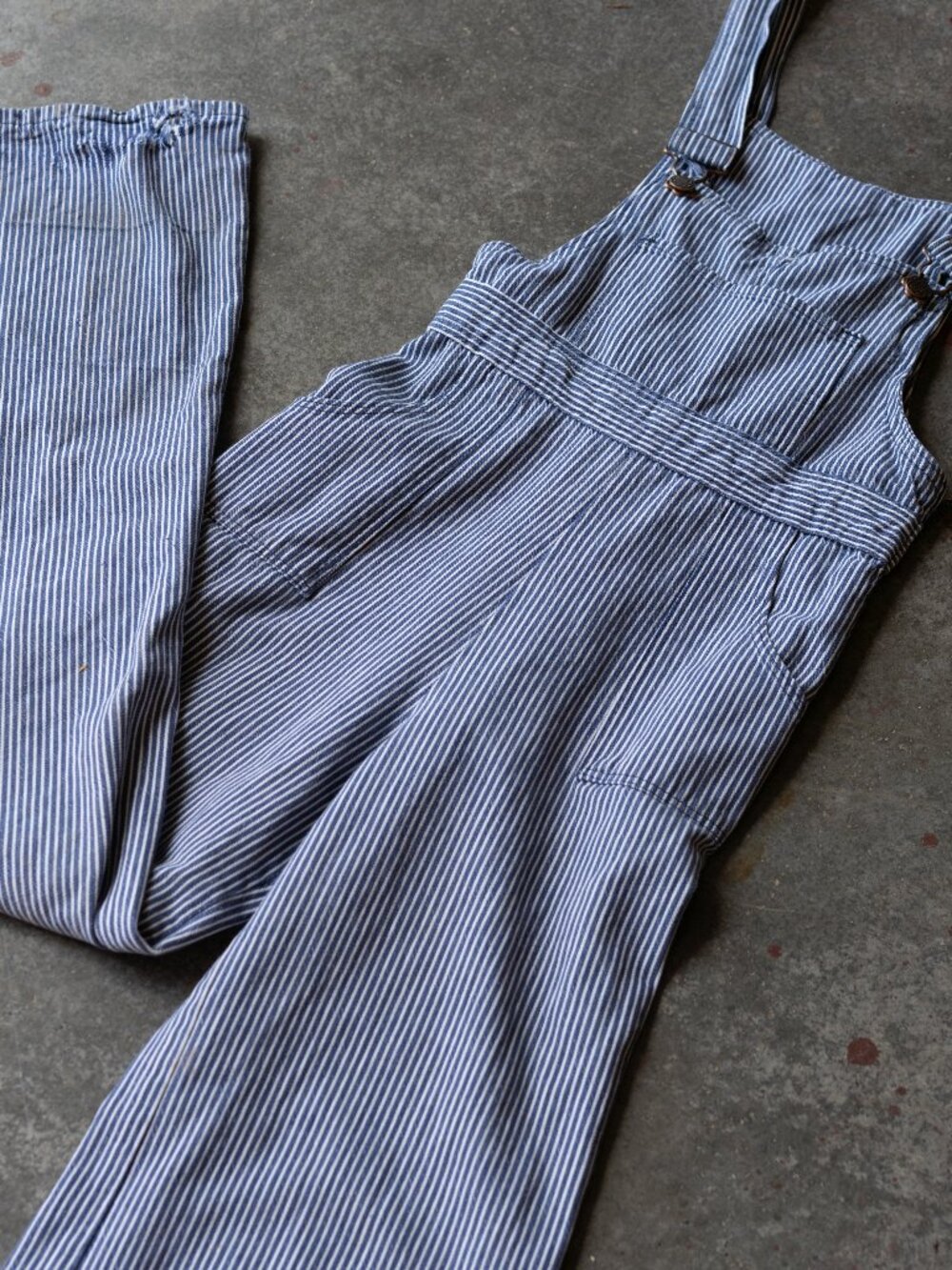 1995 GAP Hickory Stripe Overalls